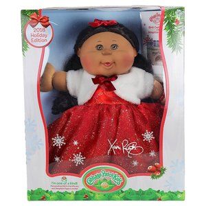 2016 holiday edition christmas cabbage patch doll